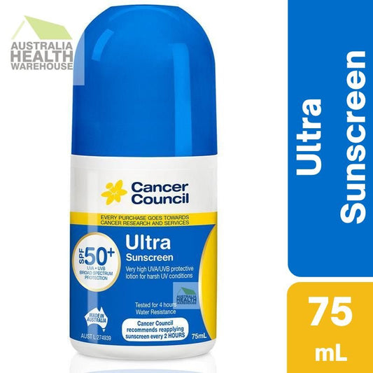 [Expiry: 09/2026] Cancer Council Ultra Sunscreen SPF 50+ Roll-On 75mL