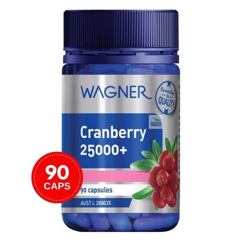 [CLEARANCE Expiry: 20/09/2024] Wagner Cranberry 25000+ 90 Capsules