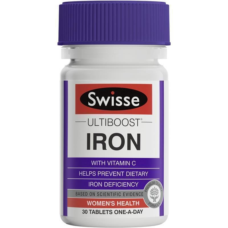 [Expiry: 11/2025] Swisse Ultiboost Iron 30 Tablets