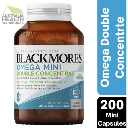 [Expiry: 03/2026] Blackmores Omega Mini Double Concentrate 200 Capsules