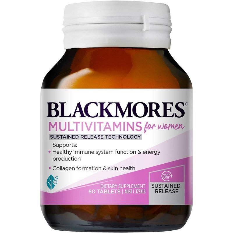 [Expiry: 07/2026] Blackmores Multivitamins for Women Sustained Release 60 Tablets