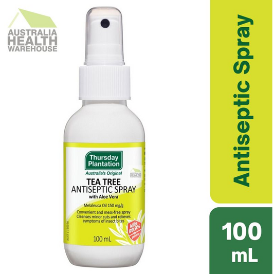 [Expiry: 02/2027] Thursday Plantation Tea Tree Antiseptic Spray with Aloe Vera 100mL