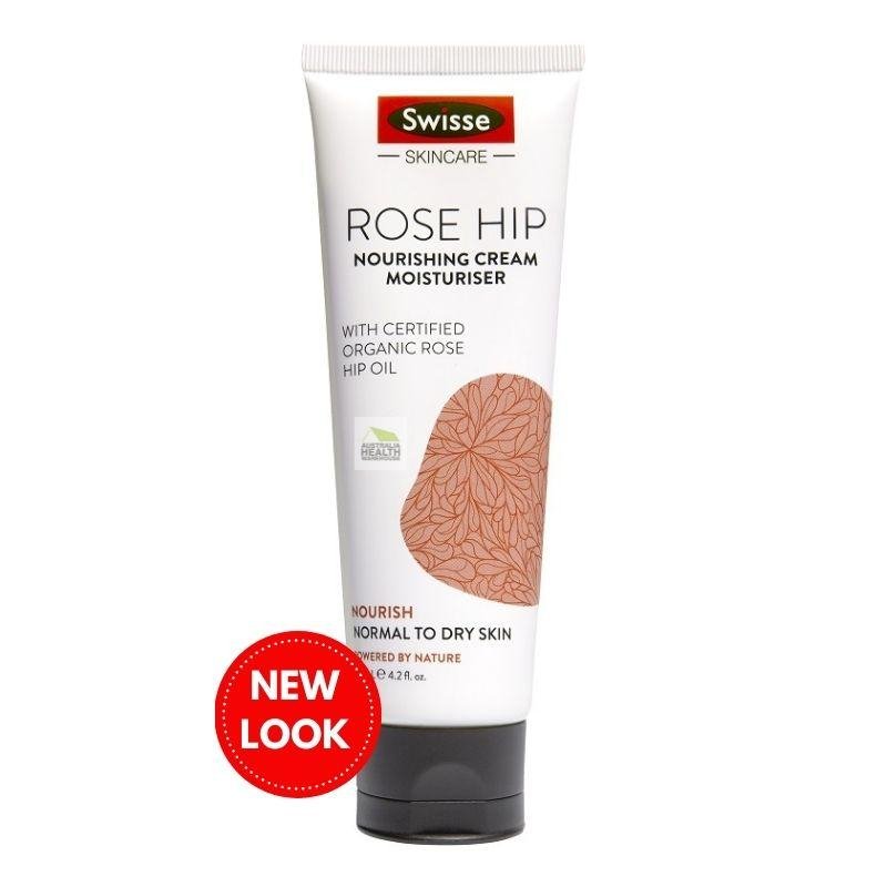 Swisse Skincare Rose Hip Nourishing Cream Moisturiser 125 mL