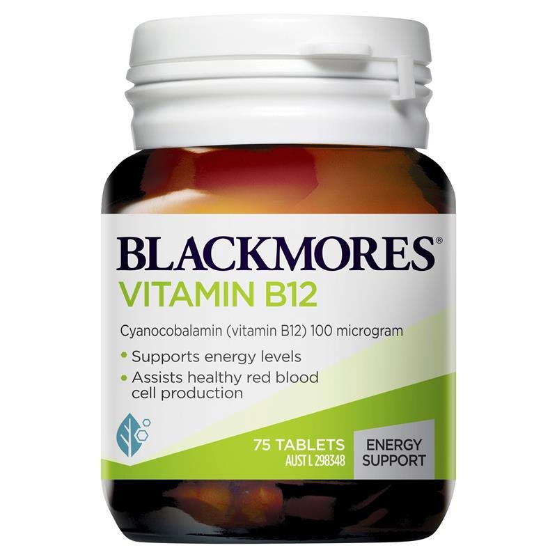 [Expiry: 12/2025] Blackmores Vitamin B12 75 Tablets