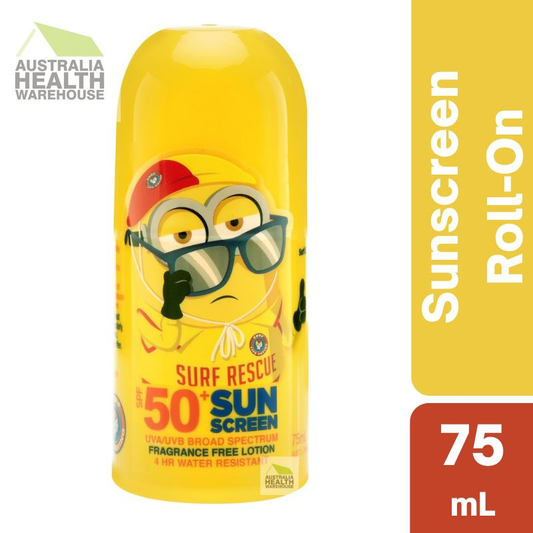 [Expiry: 02/2026] Surf Life Saving SPF50+ Kids Sunsceen Roll-On 75mL