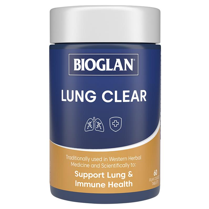 [Expiry: 09/2025] Bioglan Lung Clear 60 Tablets