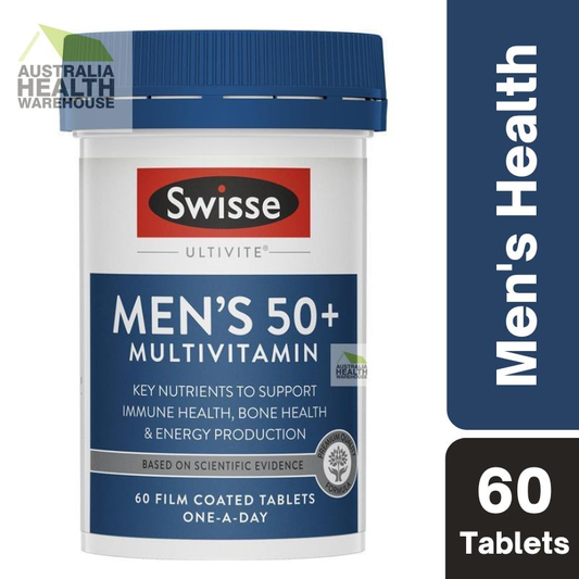 [CLEARANCE Expiry: 03/2025] Swisse Ultivite Men's 50+ Multivitamin 60 Tablets