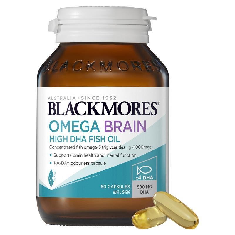 [Expiry: 07/2027] Blackmores Omega Brain 60 Capsules