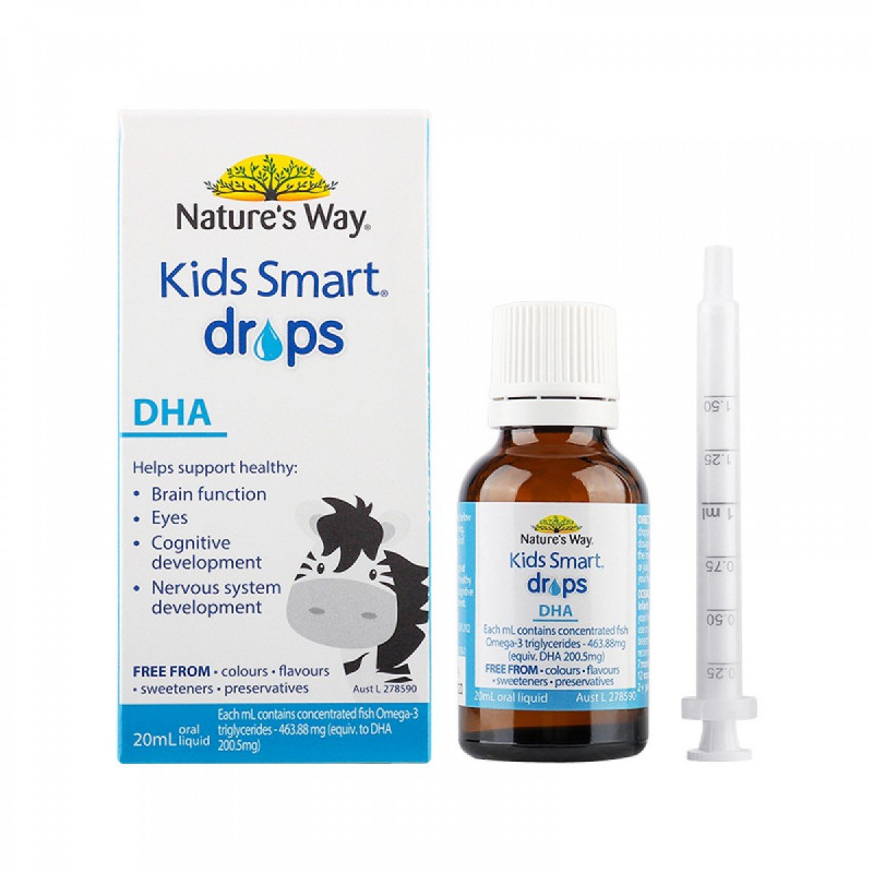 [Expiry: 08/2025] Nature's Way Kids Smart Drops DHA 20mL