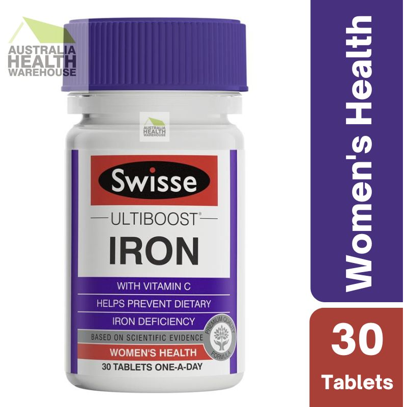 [Expiry: 11/2025] Swisse Ultiboost Iron 30 Tablets