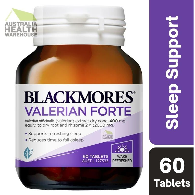 [Expiry: 10/2025] Blackmores Valerian Forte 2000mg 60 Tablets