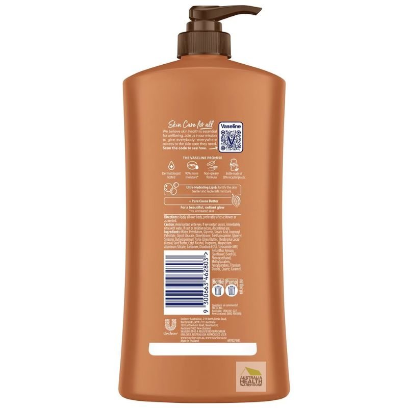 Vaseline Intensive Care Body Lotion Cocoa Glow 750mL