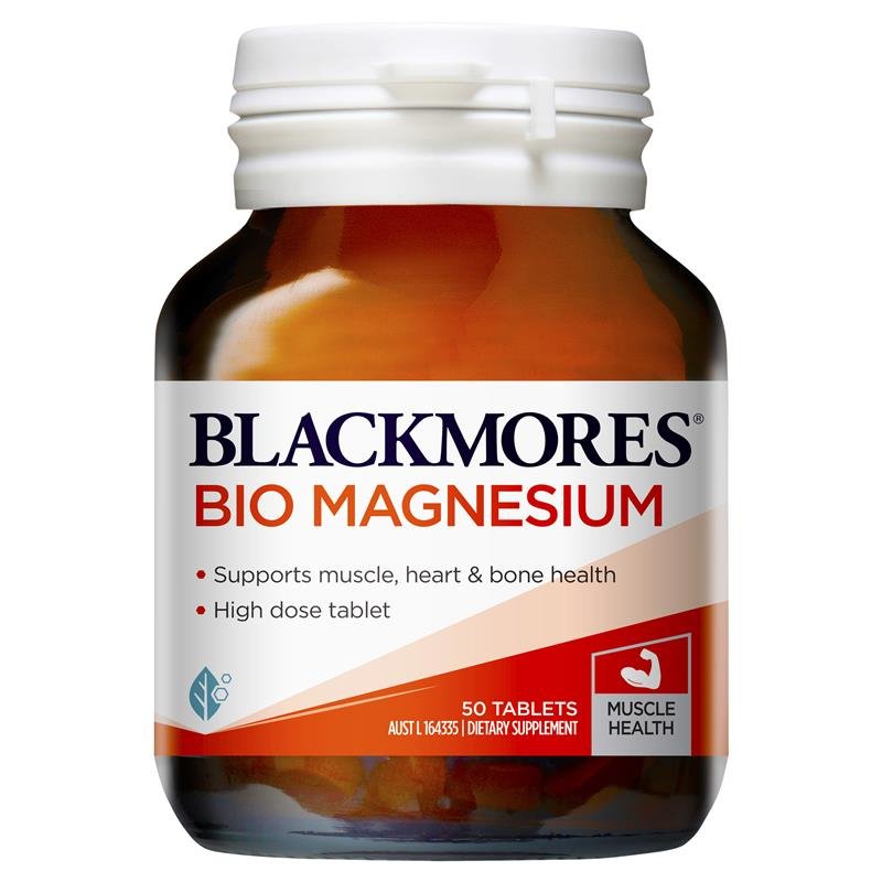 [Expiry: 12/2025] Blackmores Bio Magnesium 50 Tablets