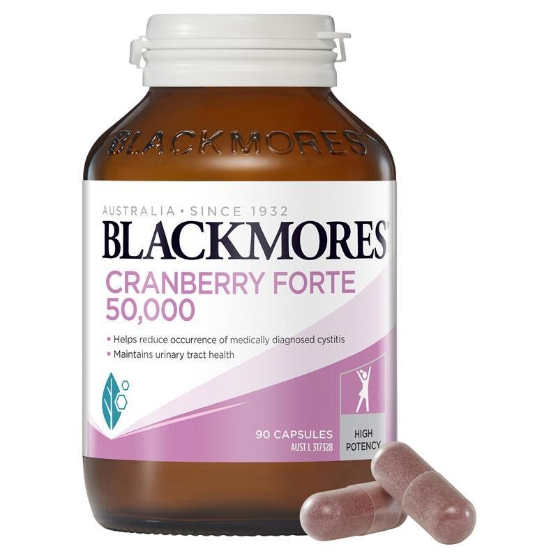 [Expiry: 11/2025] Blackmores Cranberry Forte 50000mg 90 Capsules