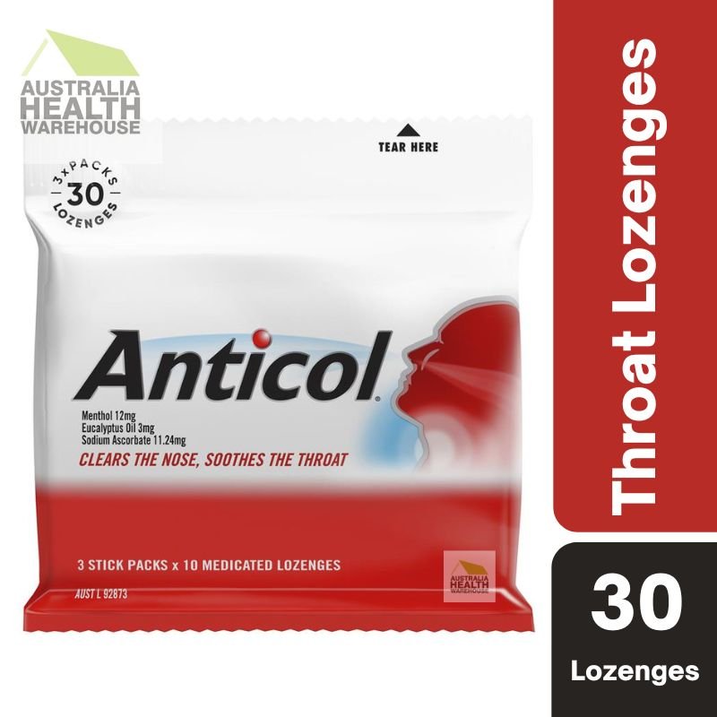 [Expiry: 05/2026] Anticol 3x10 Lozenges Multipack