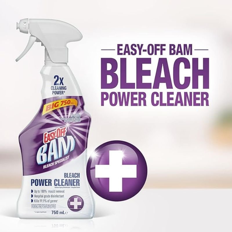 [Expiry: 05/2025] Easy-off Bam Bleach Power Cleaner Trigger Spray 750mL