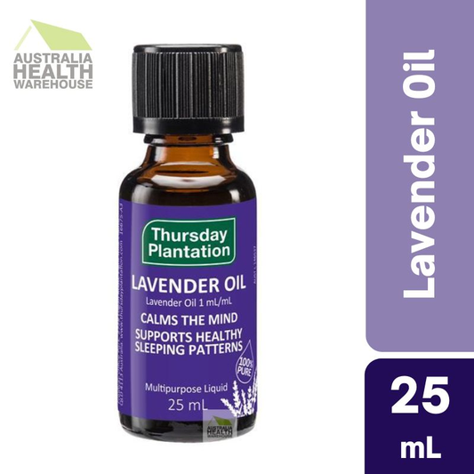 [CLEARANCE Expiry: 02/2025] Thursday Plantation 100% Pure Lavender Oil 25mL