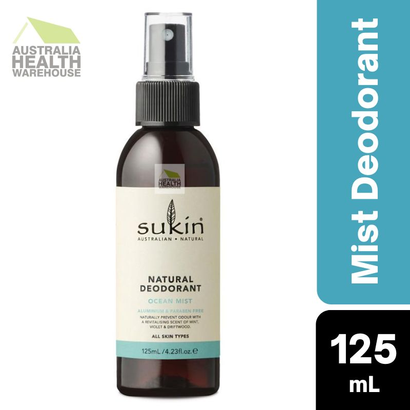 Sukin Natural Deodorant Ocean Mist Spray 125mL