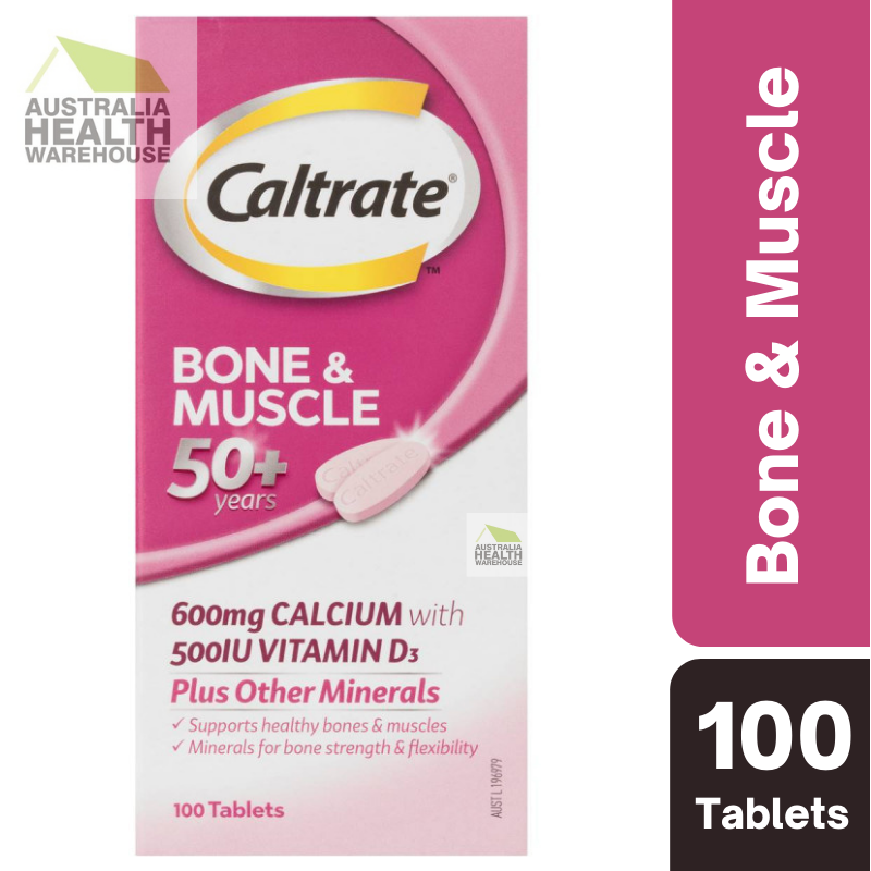 [CLEARANCE Expiry: 04/2025] Caltrate Bone & Muscle 50+ 100 Tablets
