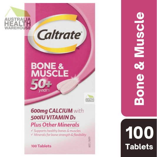 [CLEARANCE Expiry: 04/2025] Caltrate Bone & Muscle 50+ 100 Tablets