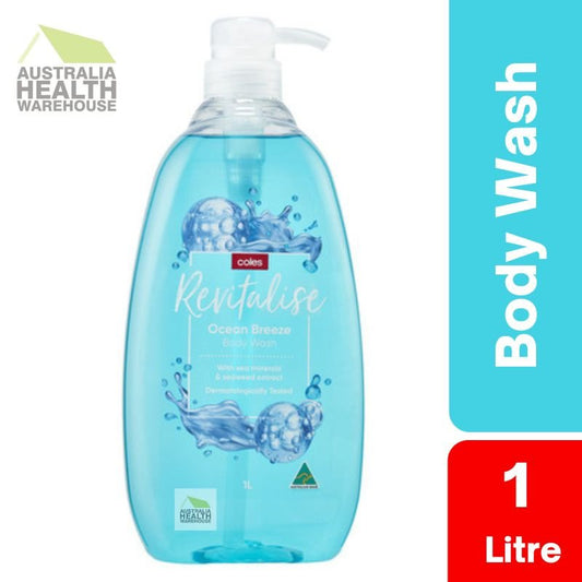 Coles Revitalising Ocean Breeze Body Wash 1 Litre