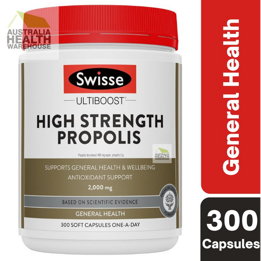 [Expiry: 03/2027] Swisse Ultiboost High Strength Propolis 2000mg 300 Capsules