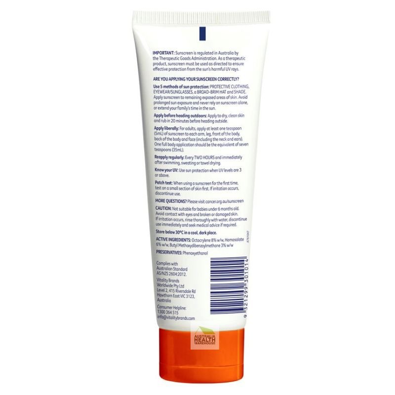 [Expiry: 07/2026] Cancer Council Everyday Value Sunscreen SPF 50 250mL