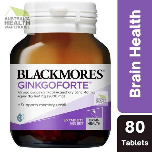 [Expiry: 11/2026] Blackmores Ginkgo Forte 2000mg 80 Tablets