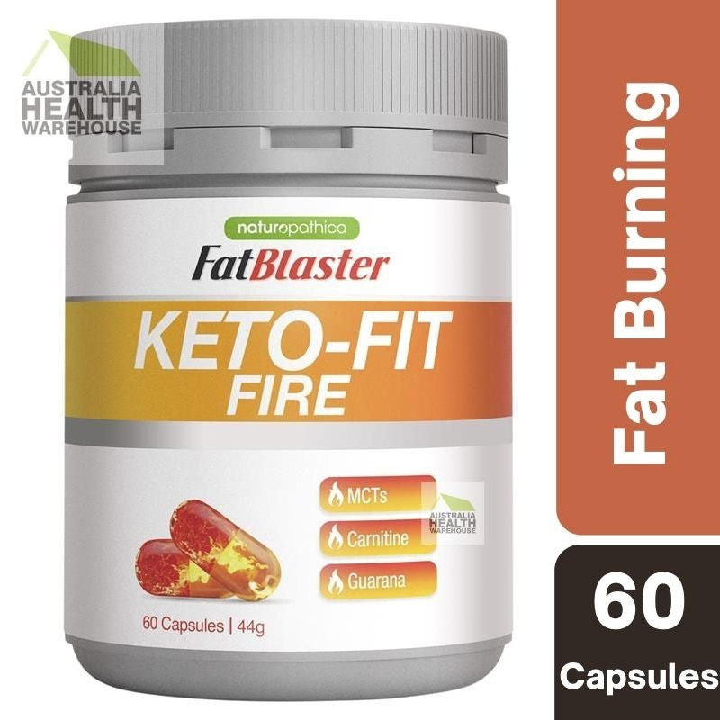 [CLEARANCE Expiry: 01/2025] Naturopathica Fatblaster Keto Fit Fire 60 Capsules