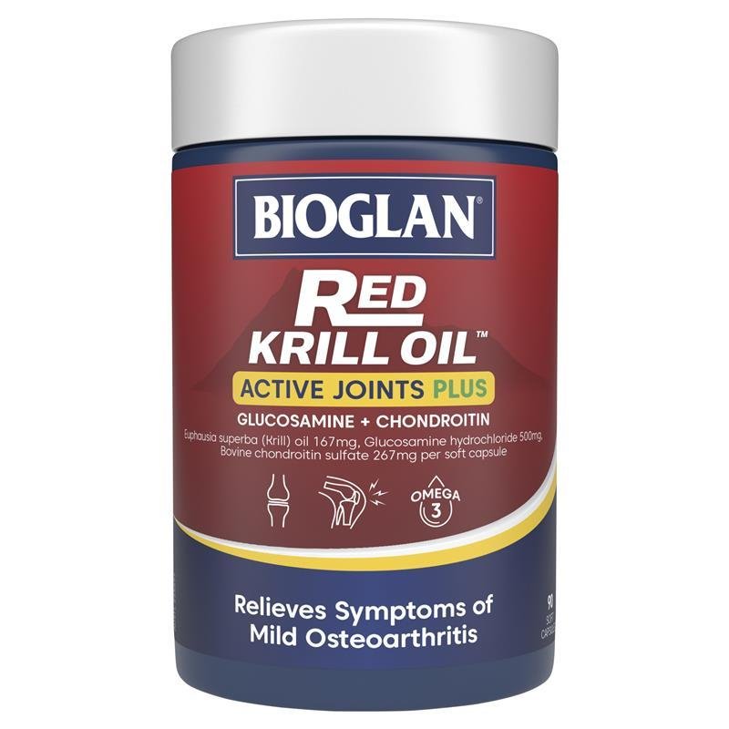 [Expiry: 08/2027] Bioglan Red Krill Oil Active Joints Plus 90 Capsules