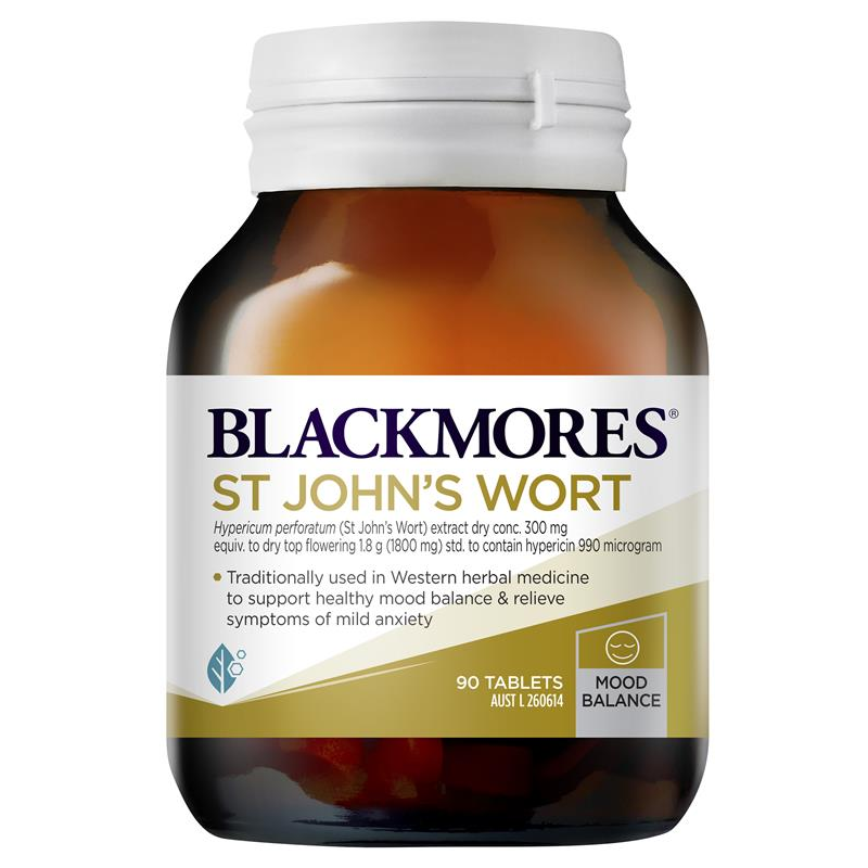 [Expiry: 09/2026] Blackmores St Johns Wort 90 Tablets