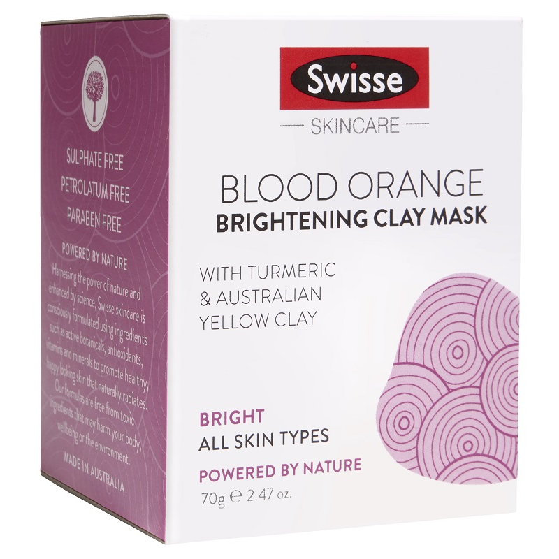 Swisse Blood Orange Brightening Clay Mask 70g