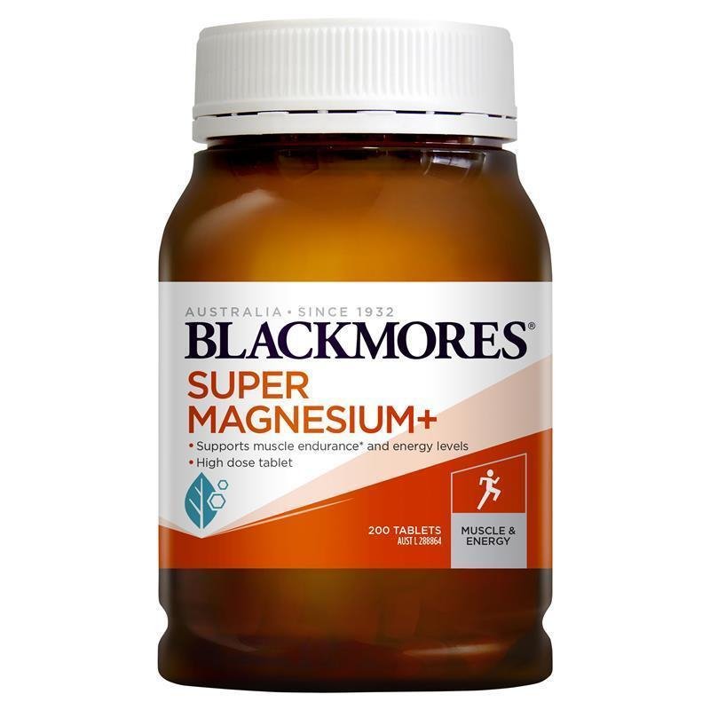 [Expiry: 05/2026] Blackmores Super Magnesium Plus 200 Tablets