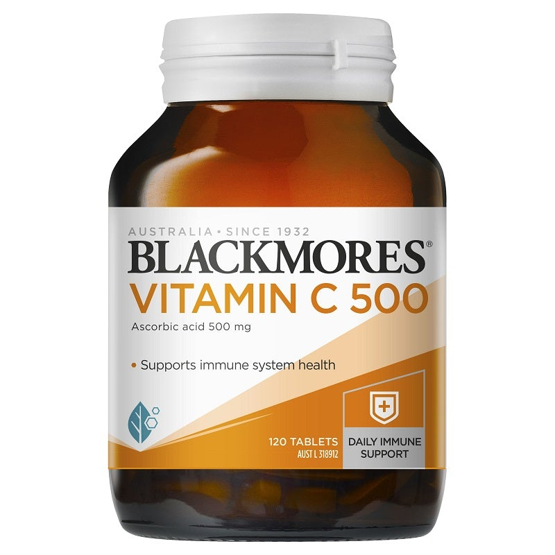 [Expiry: 02/2027] Blackmores Vitamin C 500mg 120 Tablets