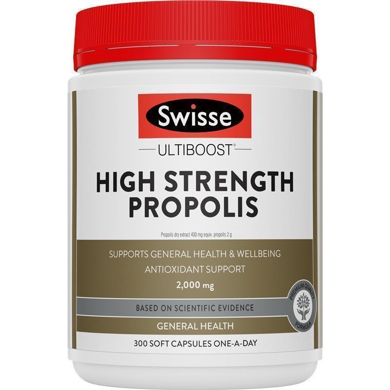 [Expiry: 03/2027] Swisse Ultiboost High Strength Propolis 2000mg 300 Capsules