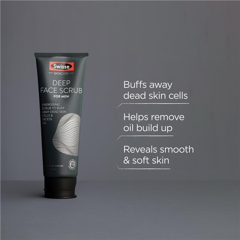 Swisse Skincare Deep Face Scrub For Men 120mL