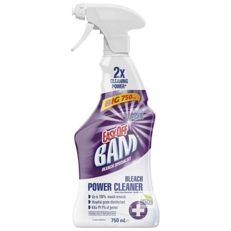 [Expiry: 05/2025] Easy-off Bam Bleach Power Cleaner Trigger Spray 750mL