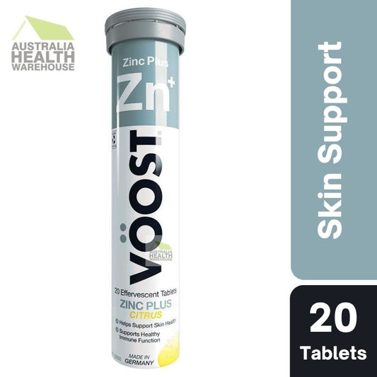 Voost Zinc Plus Effervescent 20 Tablets June 2024