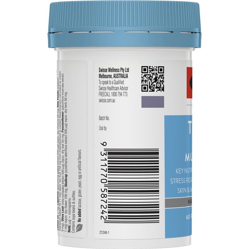 [Expiry: 05/2027] Swisse Ultivite Teenage Men's Multivitamin 60 Tablets