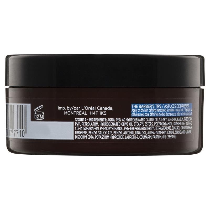 L'Oreal Men Expert Barber Club Messy Hair Clay Pomade - Strong Hold Matt Finish 75mL