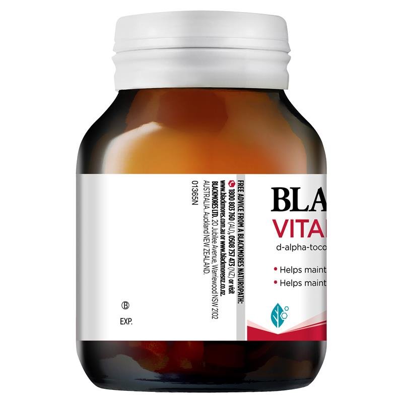 [Expiry: 01/2028] Blackmores Vitamin E 1000IU 30 Capsules