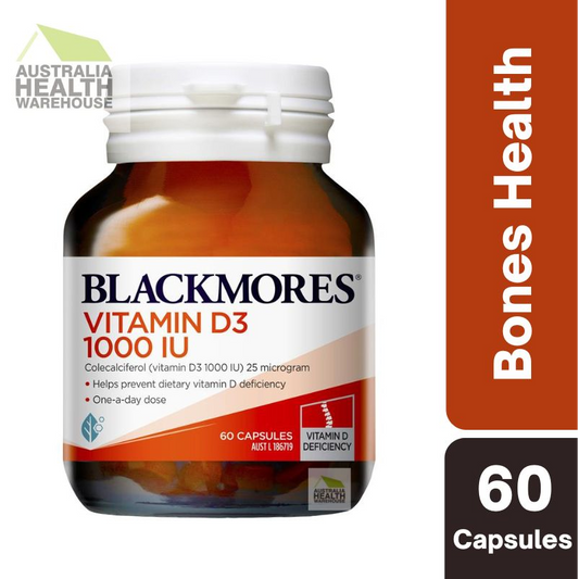 [Expiry: 03/2027] Blackmores Vitamin D3 1000IU 60 Tablets