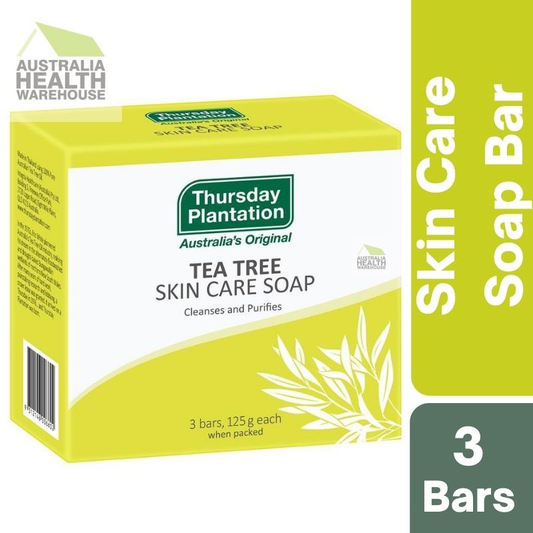 [Expiry: 08/2028] Thursday Plantation Tea Tree 3 Soap Bars x 125g