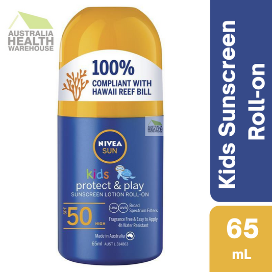 [Expiry: 11/2025] Nivea Sun SPF 50+ Kids Sunscreen Roll On 65mL