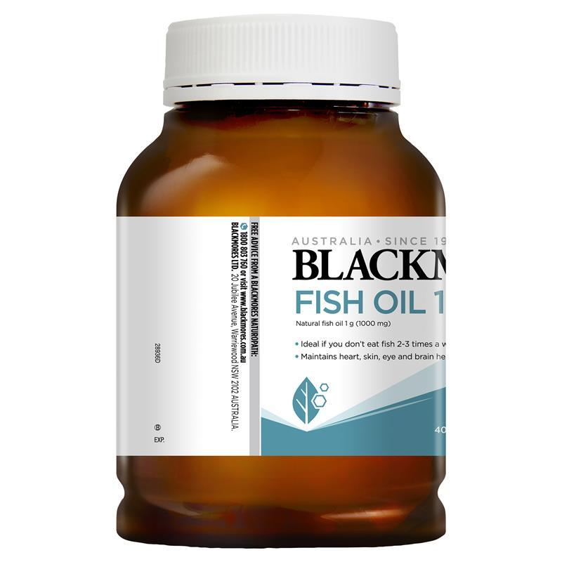 [Expiry: 16/10/2025] Blackmores Fish Oil 1000mg 400 Capsules