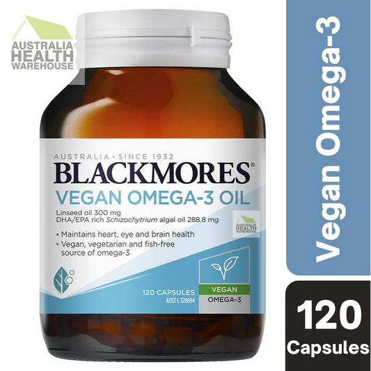 [Expiry: 12/2025] Blackmores Vegan Omega-3 Oil 120 Capsules