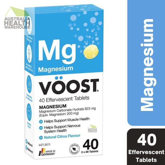 [Expiry: 11/2025] Voost Magnesium Effervescent  40 Tablets