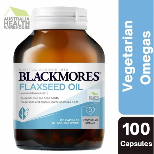 [Expiry: 09/2026] Blackmores Flaxseed Oil 100 Capsules