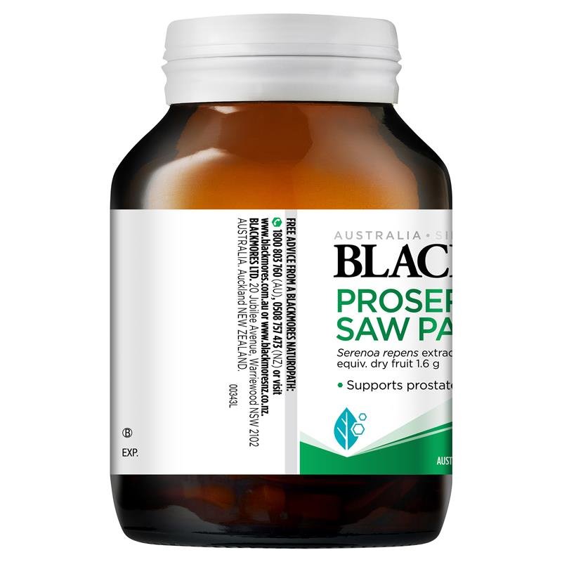 [Expiry: 05/2027] Blackmores Proseren Saw Palmetto 120 Capsules