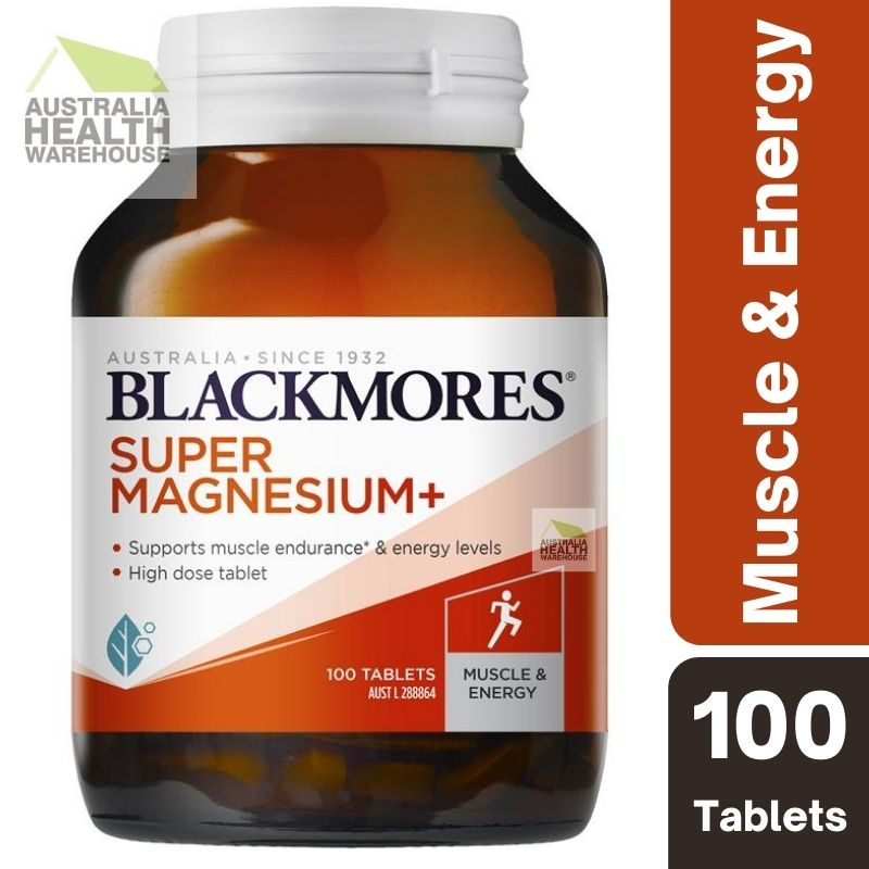 [Expiry: 07/2026] Blackmores Super Magnesium Plus 100 Tablets